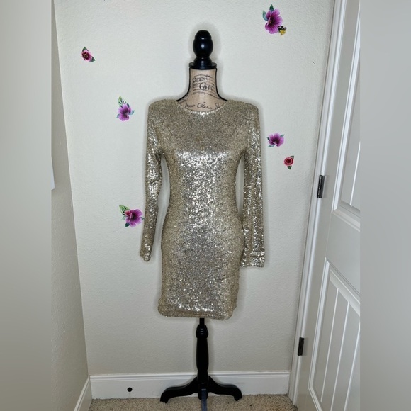Here comes the sun Sequins Cocktail Dress - Picture 2 of 14
